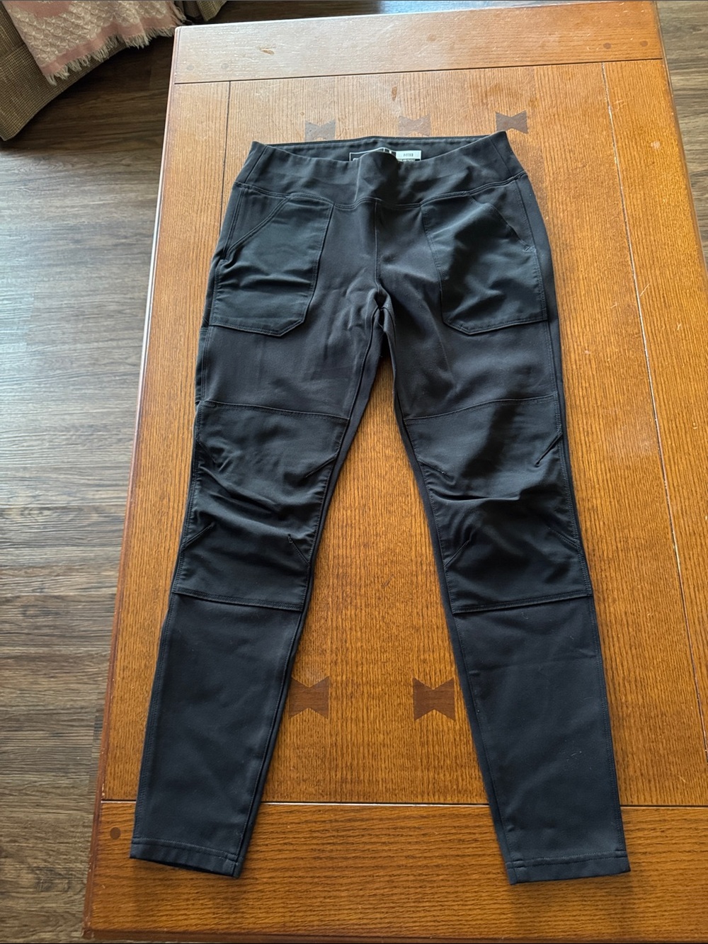 Carhartt Black Stretch Jogger Pants with Utility Pockets